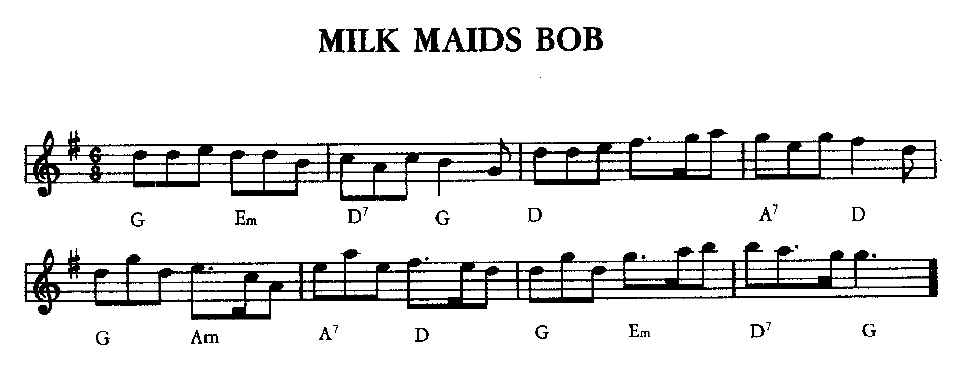 Milk Maids Bob (music)